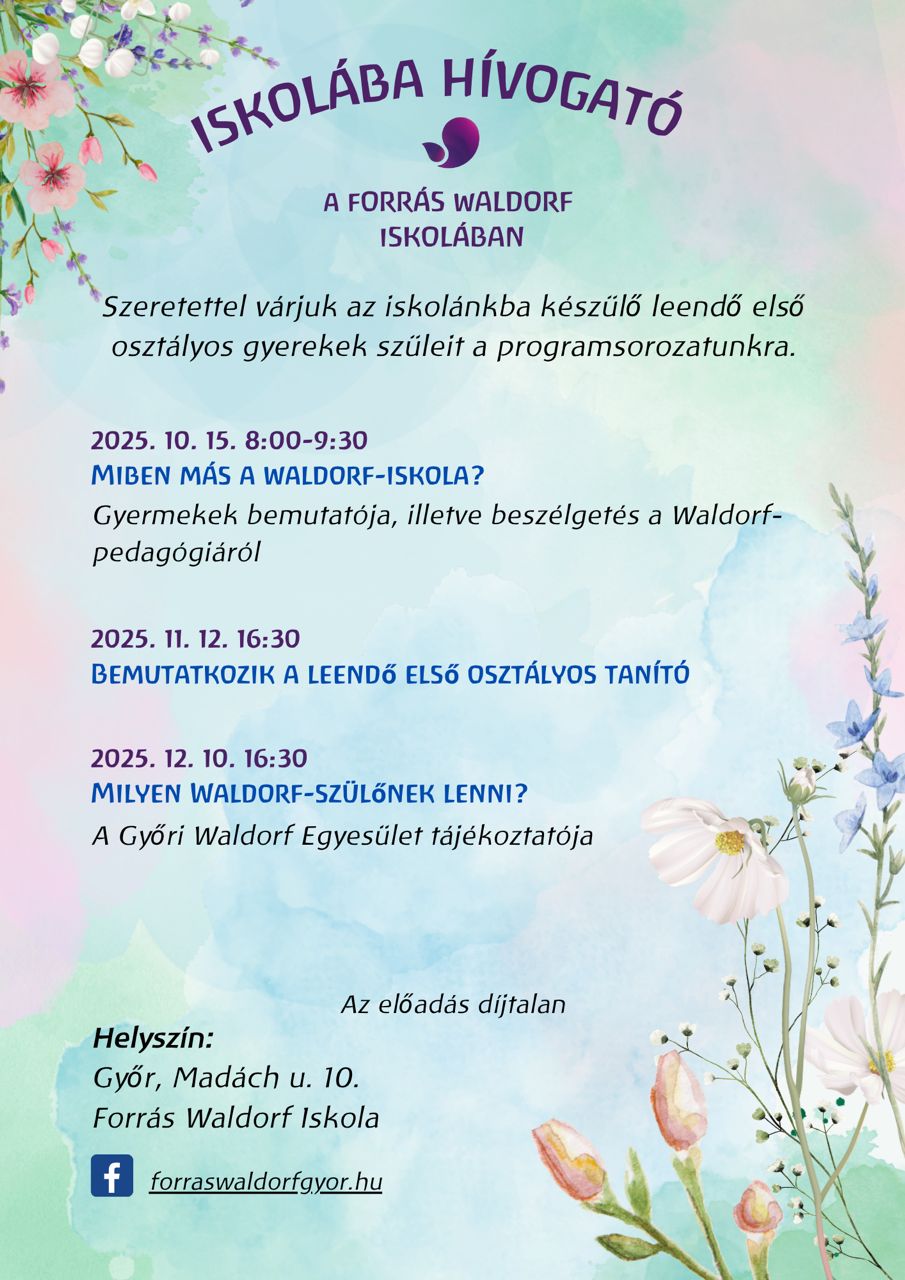 Iskolába hívogató programok